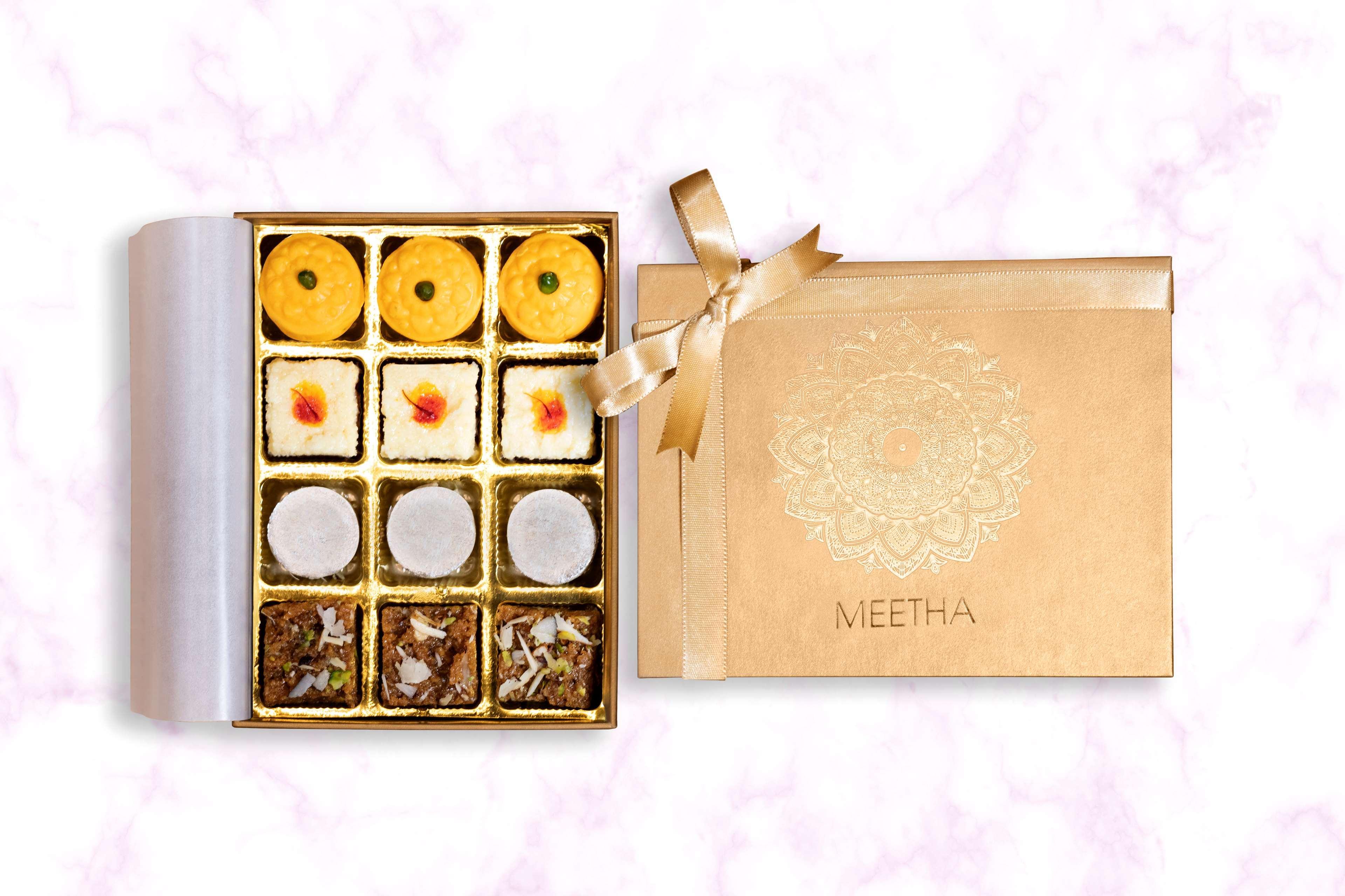 Radisson Blu Plaza Hotel Hyderabad Banjara Hills Eksteriør billede A box of assorted Indian sweets